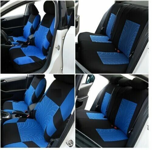 Car seat covers protectors blue black full set fabric for citroen xsara picasso