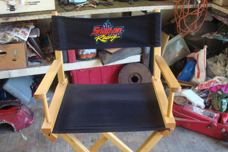 Snap on racing  tall folding directors chair contemporary 30 inch bar height 