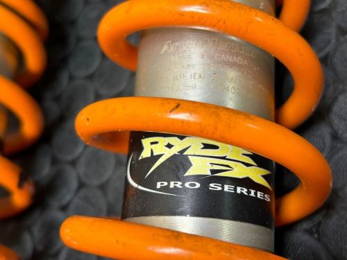 07-08 polaris outlaw 500 / 525 irs oem front shocks orange ryde 