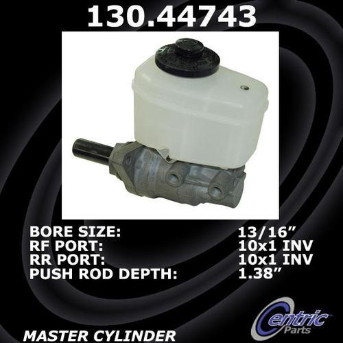 Centric 130.44743 brake master cylinder-preferred premium master cylinder