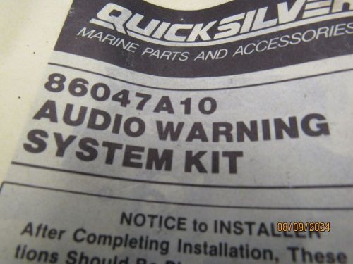 New oem quicksilver mercury audio warning buzzer kit assembly 86047a10