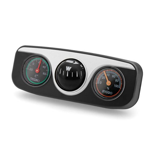 3 in 1 car navigation compass balldashboard thermometer for boat marine truck