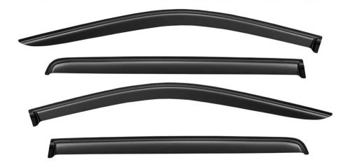 Rain guards vent visors shade for 2019-2024 chevy silverado crew cab/open box