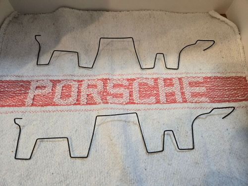 Oem genuine porsche 914 912e pushrod return tube wire clip pair