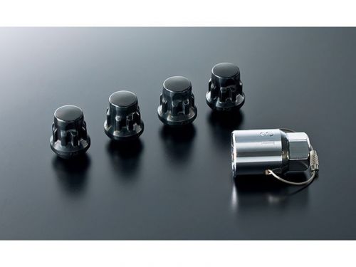 [new] jdm honda vezel rv wheel lock nuts for aluminum wheels black genuine oem