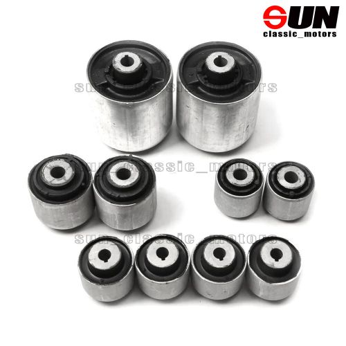 Oem 10x control arm bushing kit front suspension for audi a8 q7 3.0t vw touareg