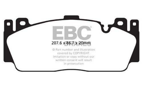 Front ebc rp1 brake pads for bmw m5 f10 &amp; m2 comp f87 with 2nh calipers