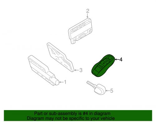 Genuine porsche remote control 970-637-947-21