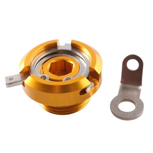 Engine oil filler cap oil cover fit suzuki gsxr1300 07-11 gsxr1000 2001-12 gold