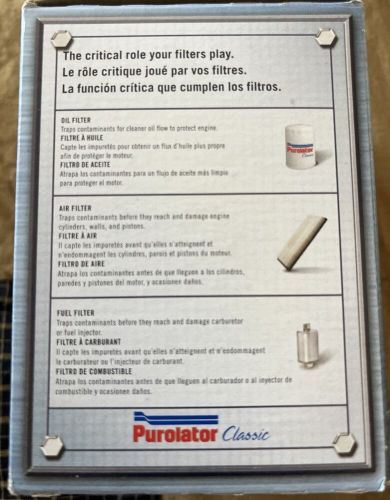 Purolator classic oil filter, model# l25608. new!