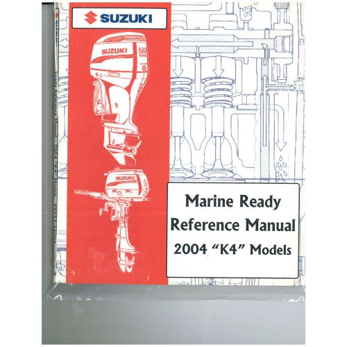 Suzuki outboard marine reference manual 99954-32001