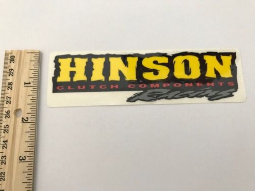 Hinson racing clutch decal emblem logo sticker size 5.6&#034; x 1.7&#034;