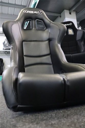 Corbeau sprint vinyl fia motorsport rally circuit racing car bucket seat