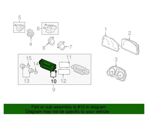 Genuine honda face plate 79501-swa-a01za