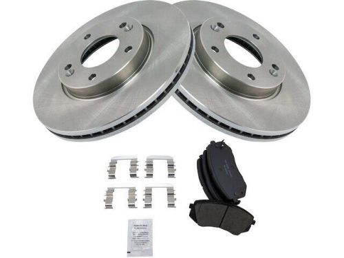 Front brake pad and rotor kit 57njhn59 for kia rondo 2009 2008 2007