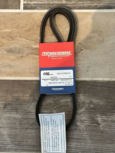 Genuine oem westerbeke 45232 alternator belt 045232 part: 45232 free shiping