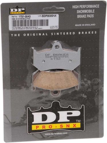 Dp brakes snx high friction hh+ snowmobile pads for 2010-2012 yamaha fx10m fx