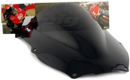 Puig racing windscreen dark smoke for kawasaki zx-6r zx6r 2000-2002