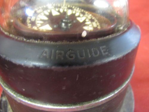 Vintage large airguide marine floating compass sail boat ship nautical