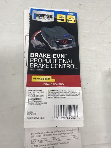 Reese towpower 8508211 brake control and dual port 4-flat 4-flat 7-blade 85343