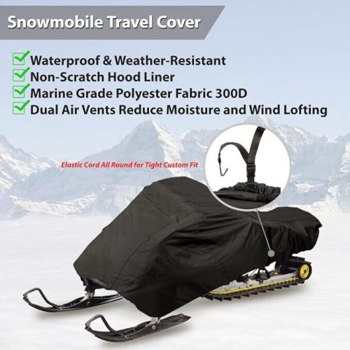 Armor shield snowmobile cover - universal cover for snowmobile (up to 113’’