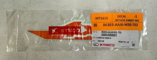 Kymco oem decal stripe 4x4 front fender 86303-aaj6-m30-t02