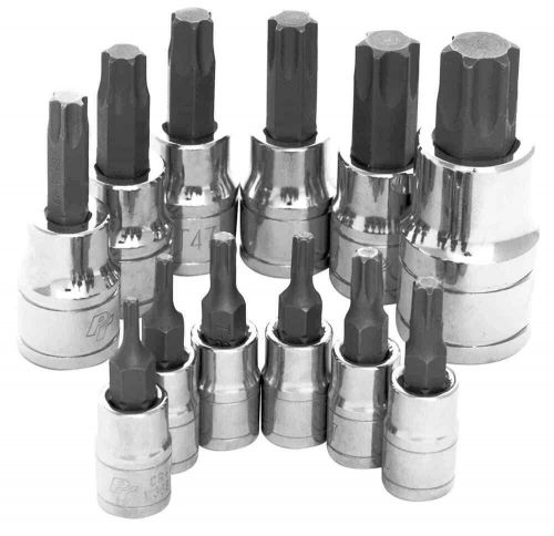 W38802 star bit socket set 12-piece torx includes (6) 1/4 in. drive sockets