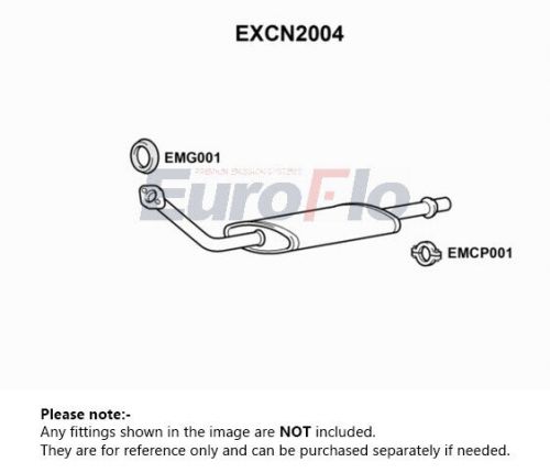 Exhaust pipe fits citroen berlingo mfwjz, wjz 1.9d front 98 to 11 euroflo 1705kj