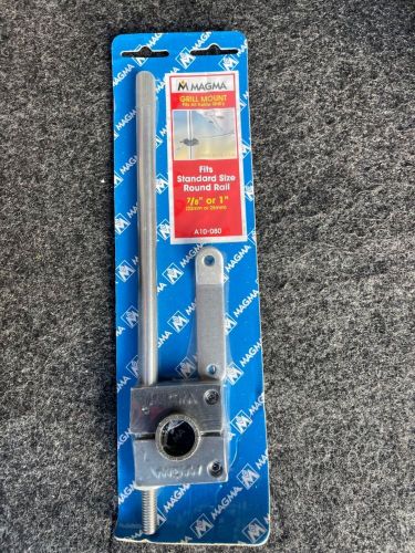 A10-080 round rail grill mount bracket 7/8&#034;-1&#034; for magma kettles grill boat