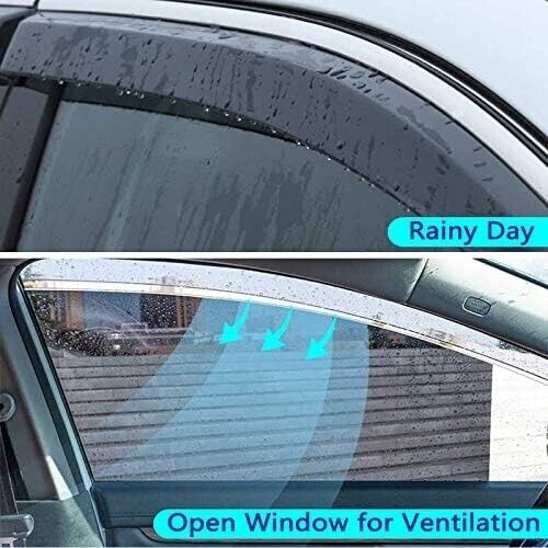 Window deflectors rain guards fit for honda hr-v lx ex-l sport hrv 2023 2024