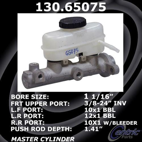 Centric 130.65075 brake master cylinder-premium master cylinder