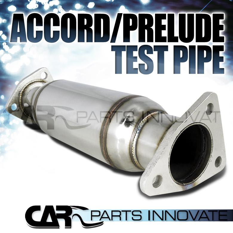 1990-1993 honda accord 2/4dr high flow stainless steel test pipe