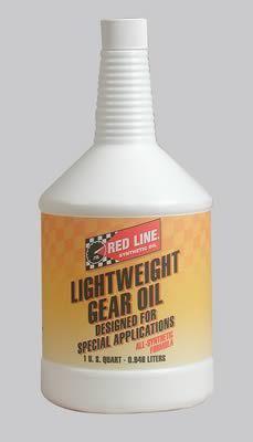 Red line synthetic oil 75w80 lightweight gear oil, case of 12 quarts 