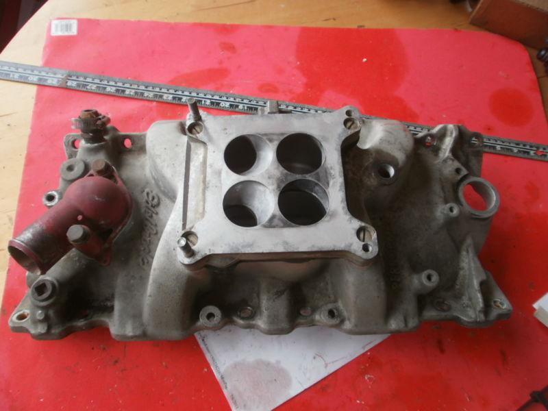 Aluminum intake manifold edelbrock performer 2101 imca ump wissota nhra ihra