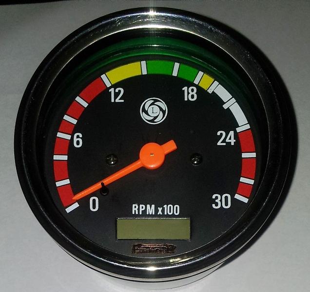 Electronic tachometer rpm meter hour meter alternator lcd for trucks,loader,jcb