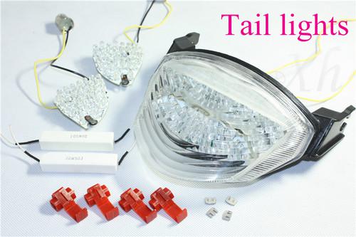 Led tail brake light turn signals fit 2005 2006 suzuki gsxr 1000 gsx-r1000 clear