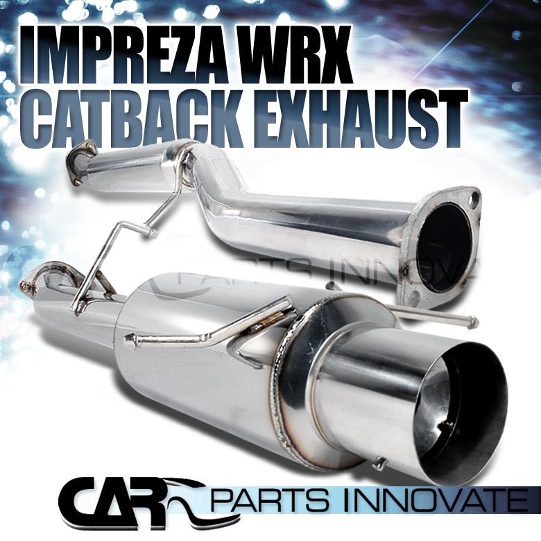 02-07 subaru impreza wrs ss n1 catback exhaust muffler system