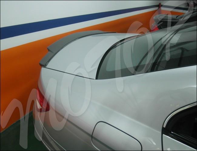 Carbon fiber 08-12 m-benz 4dr v-style look trunk spoiler wing - w204 c300 c350 