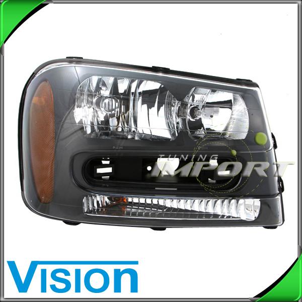 Passenger right side headlight lamp assembly replacement 02-08 chevy trailblazer