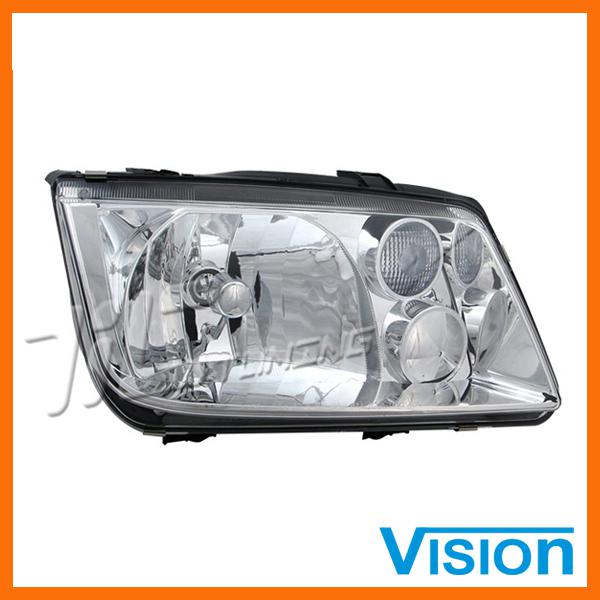 99-02 volkswagen jetta gl gl glx tdi passenger r/h side head light w/o fog lamp