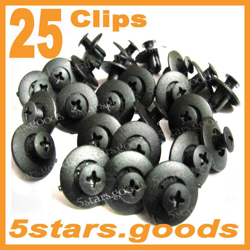 25 fender liner clips for honda accord cr-v del sol crx