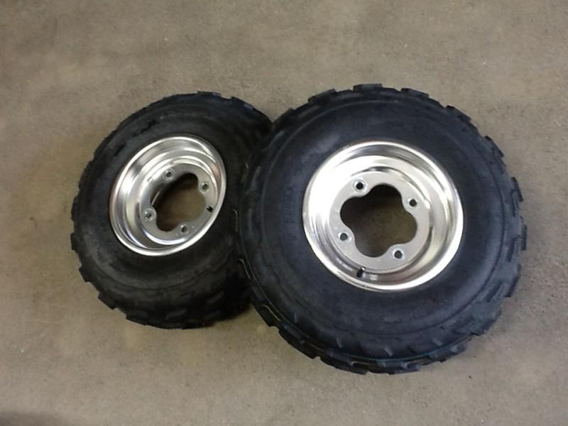Front wheels&tires mint trx 450r kfx400 250r 400ex ltz400 300ex 700xx 250x 250ex