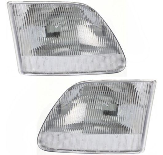 Ford expedition pickup truck headlights headlamps left lh & right rh pair set