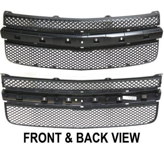 05-09 chevy equinox front grille gm1200527 new mesh screen black body wo molding