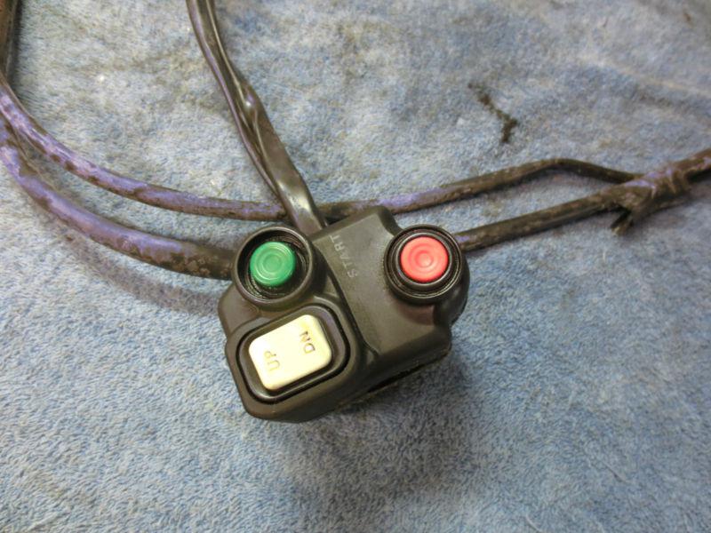 97 tigershark daytona 1000 handlebar control switch assembly start tilt stop