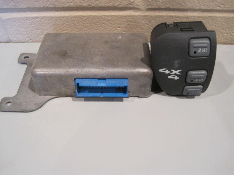 99 chevy s10 blazer transfer 4x4 computer module and switch  combo  3button