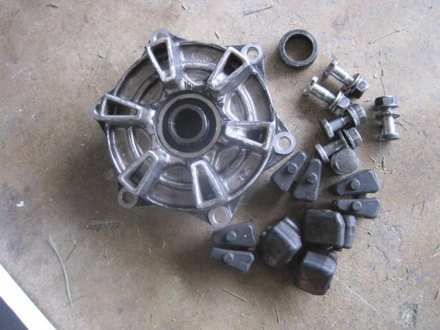 2000 2001 honda cbr 929 929r 954 rr front rear sprocket cush drive hub oem stock