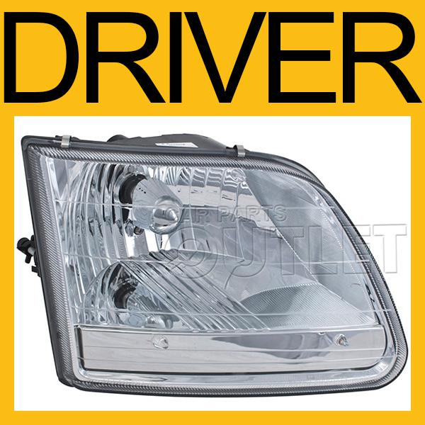 01-04 ford f150 xl xlt lariat head light lamp assembly right new replacement stx