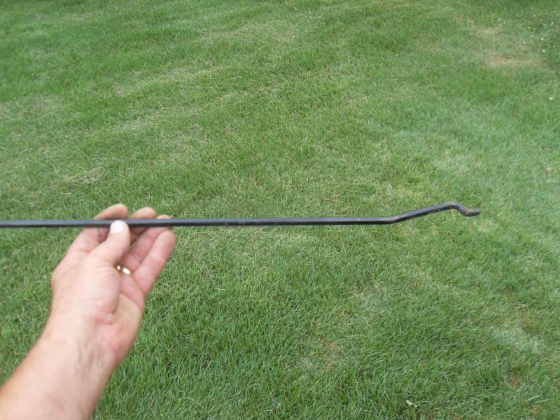 Mgb early trunk boot prop rod