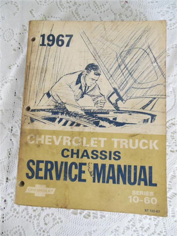 1967 chevrolet truck chassis service maintenance manual ~series 10-60~